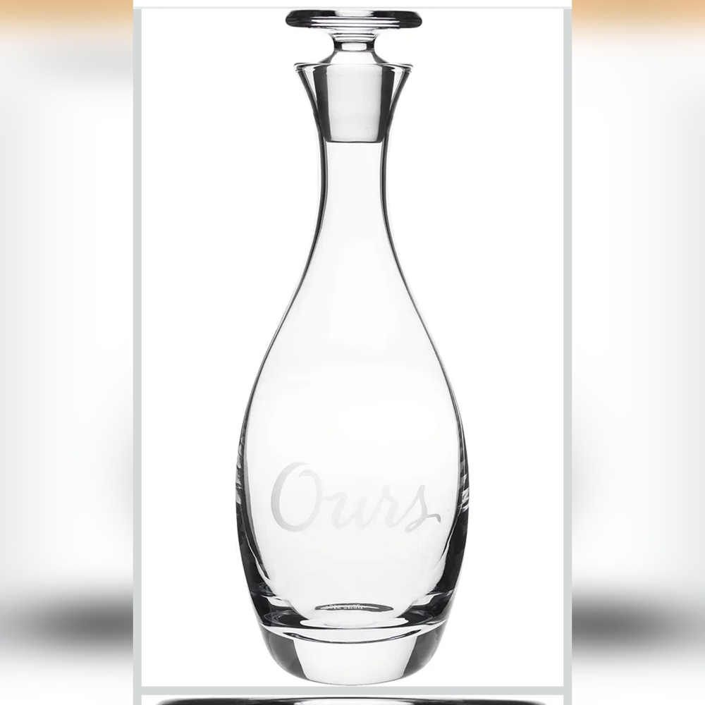 NWT Kate Spade New York Two of A Kind Decanter in Box
